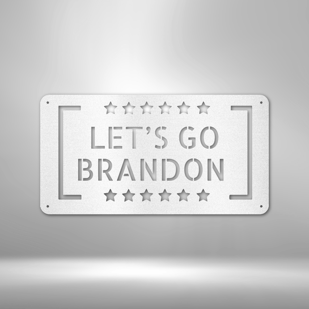 Personalized Let's Go Brandon Steel Sign Steel Art Wall Metal Decor-Express Your Love Gifts