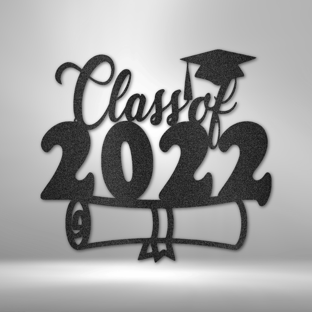 Personalized Class of 2022 Diploma Steel Sign Steel Art Wall Metal Decor-Express Your Love Gifts