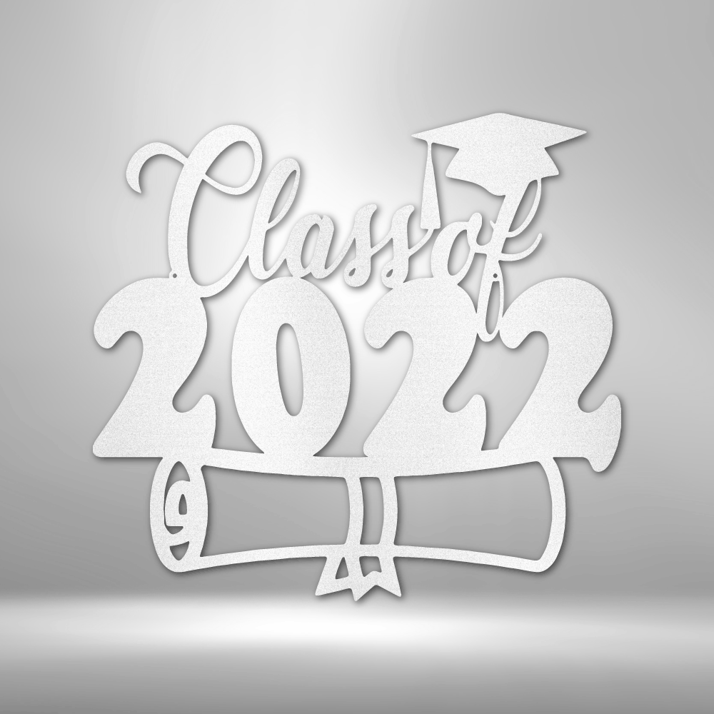 Personalized Class of 2022 Diploma Steel Sign Steel Art Wall Metal Decor-Express Your Love Gifts