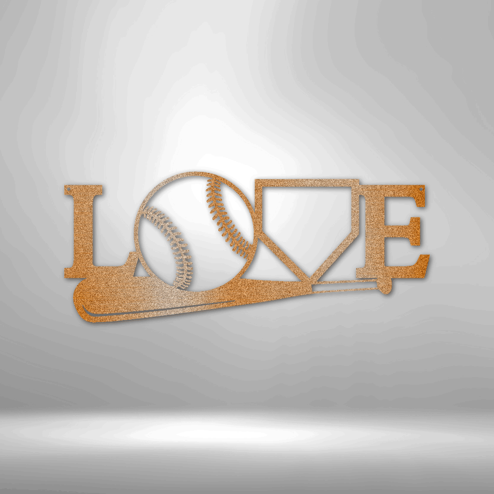 For The Love Of The Game Steel Sign Steel Art Wall Metal Decor-Express Your Love Gifts