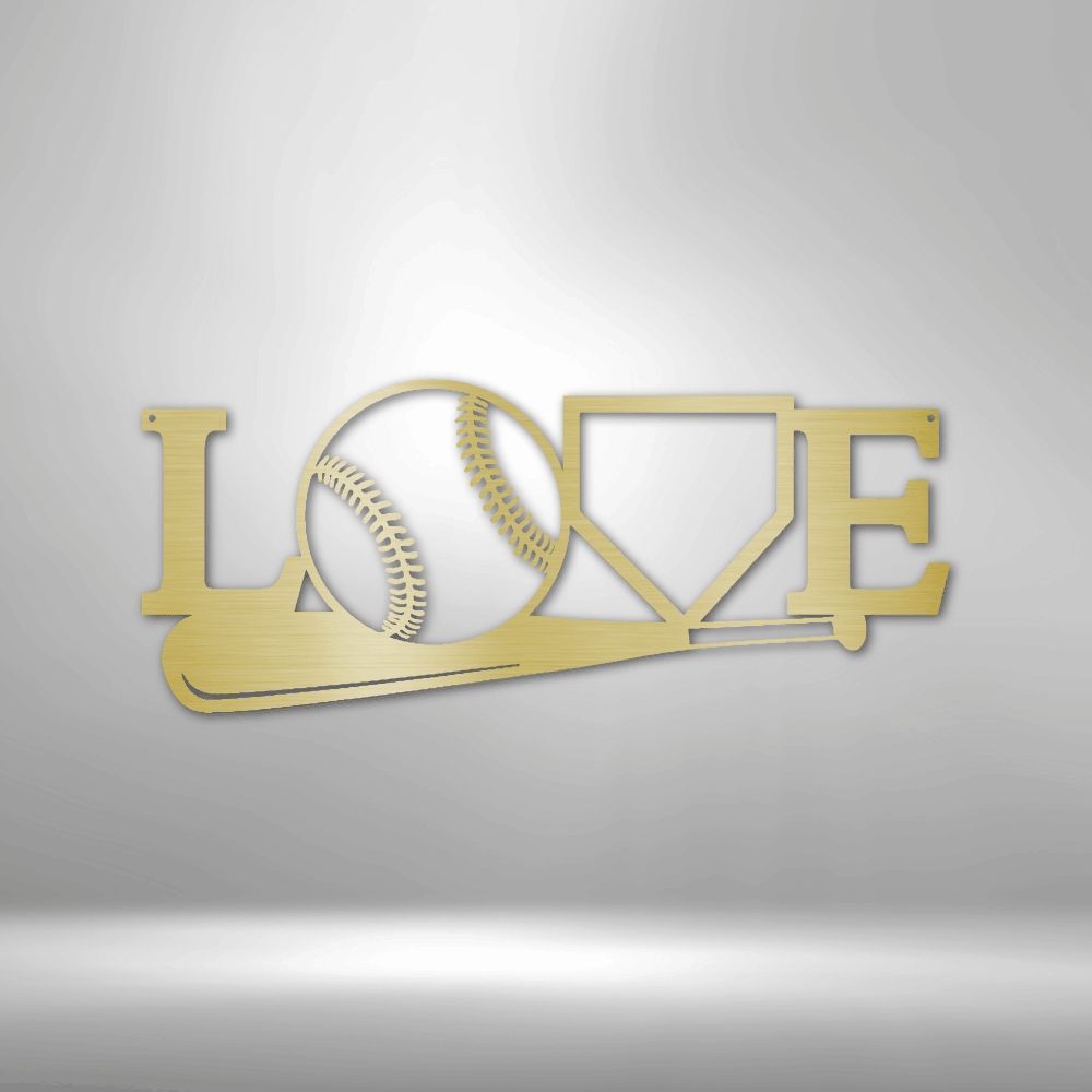 For The Love Of The Game Steel Sign Steel Art Wall Metal Decor-Express Your Love Gifts