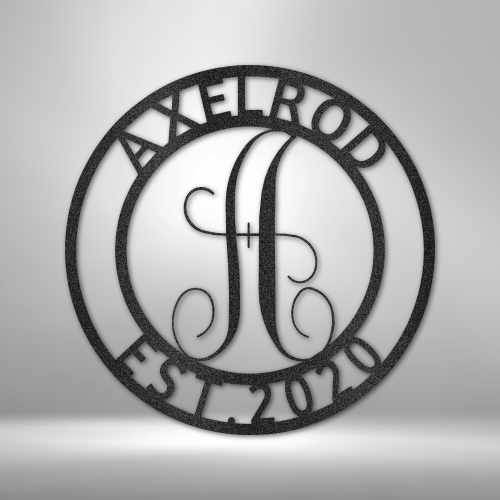 Personalized Family Name Steel Sign Steel Art Wall Metal Decor-Express Your Love Gifts