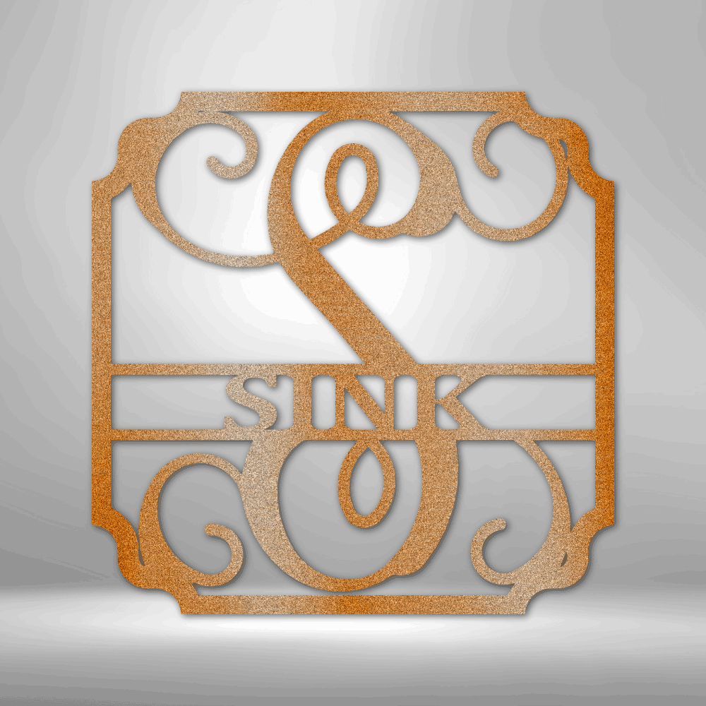 Personalized Classic Family Name Steel Sign Steel Art Wall Metal Decor-Express Your Love Gifts