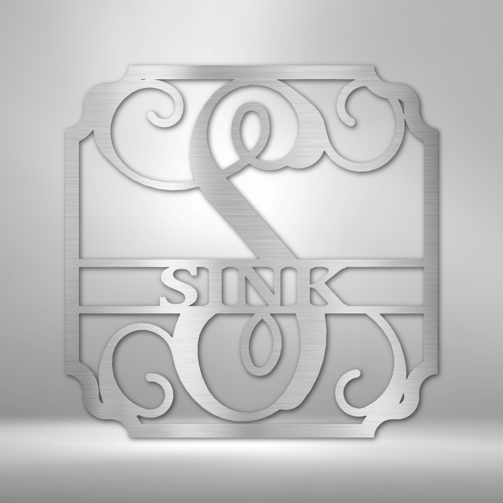 Personalized Classic Family Name Steel Sign Steel Art Wall Metal Decor-Express Your Love Gifts