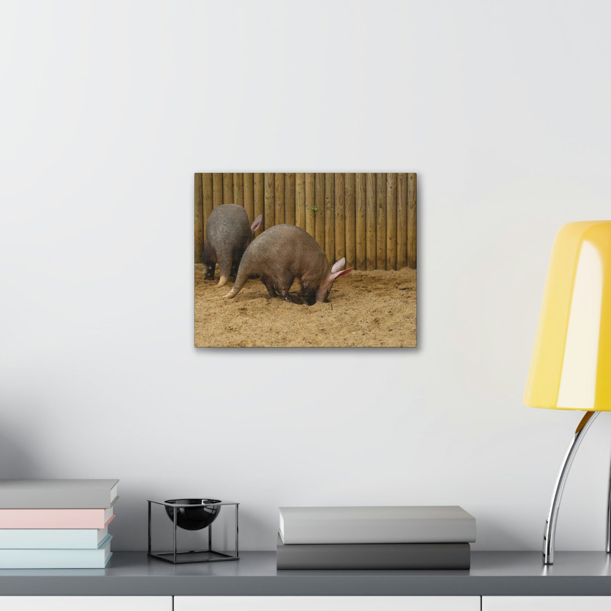 Scripture Walls Aardvark Digging In Soil Aardvark Couple Print Animal Wall Art Wildlife Canvas Prints Wall Art Ready to Hang Unframed-Express Your Love Gifts