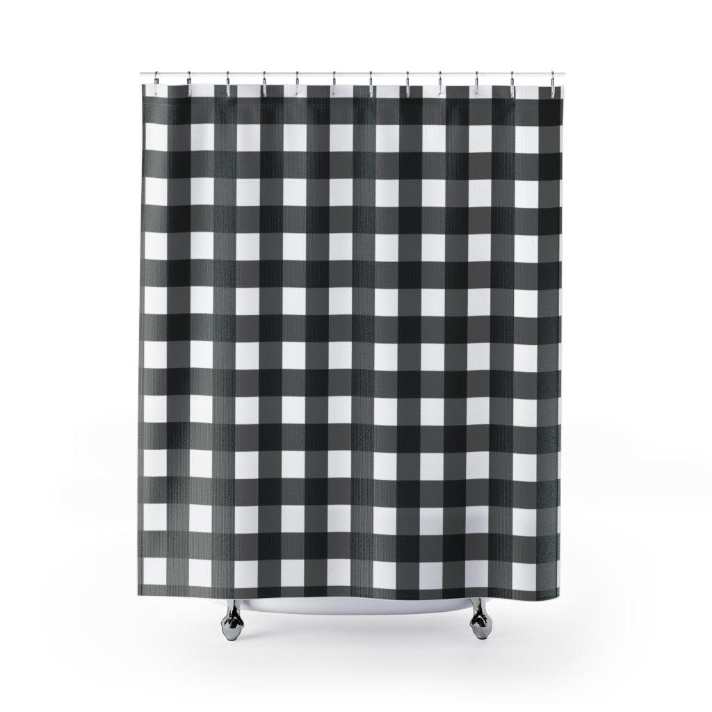 Abstract Tablecloth Black Stylish Design 71" x 74" Elegant Waterproof Shower Curtain for a Spa-like Bathroom Paradise Exceptional Craftsmanship-Express Your Love Gifts