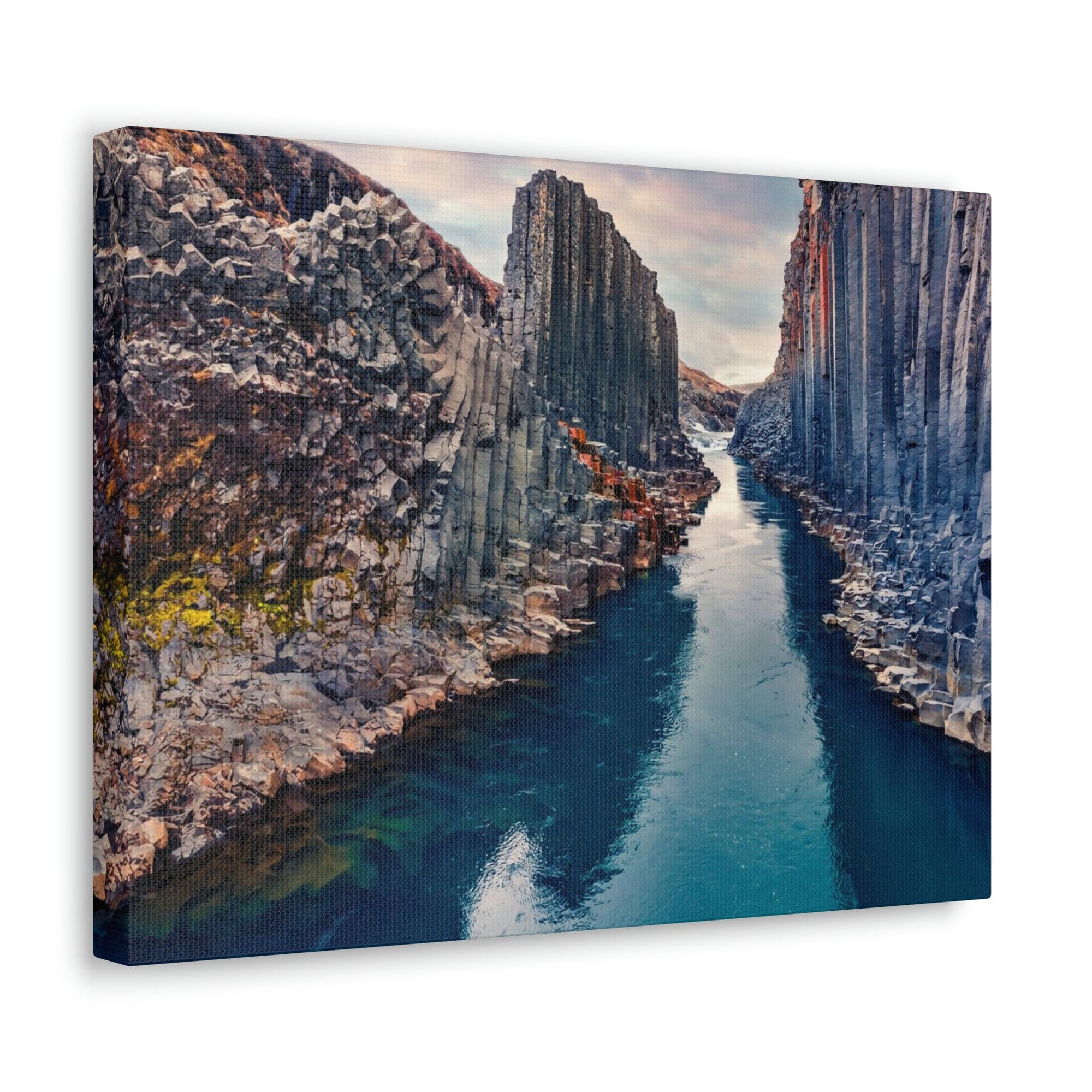 Amazing Morning in a Canyon Scene Beautiful Breathtaking and Spectacular Beauty Nature Scene Great Summer in a Canyon and River Wall Art Ready to Hang Unframed-Express Your Love Gifts