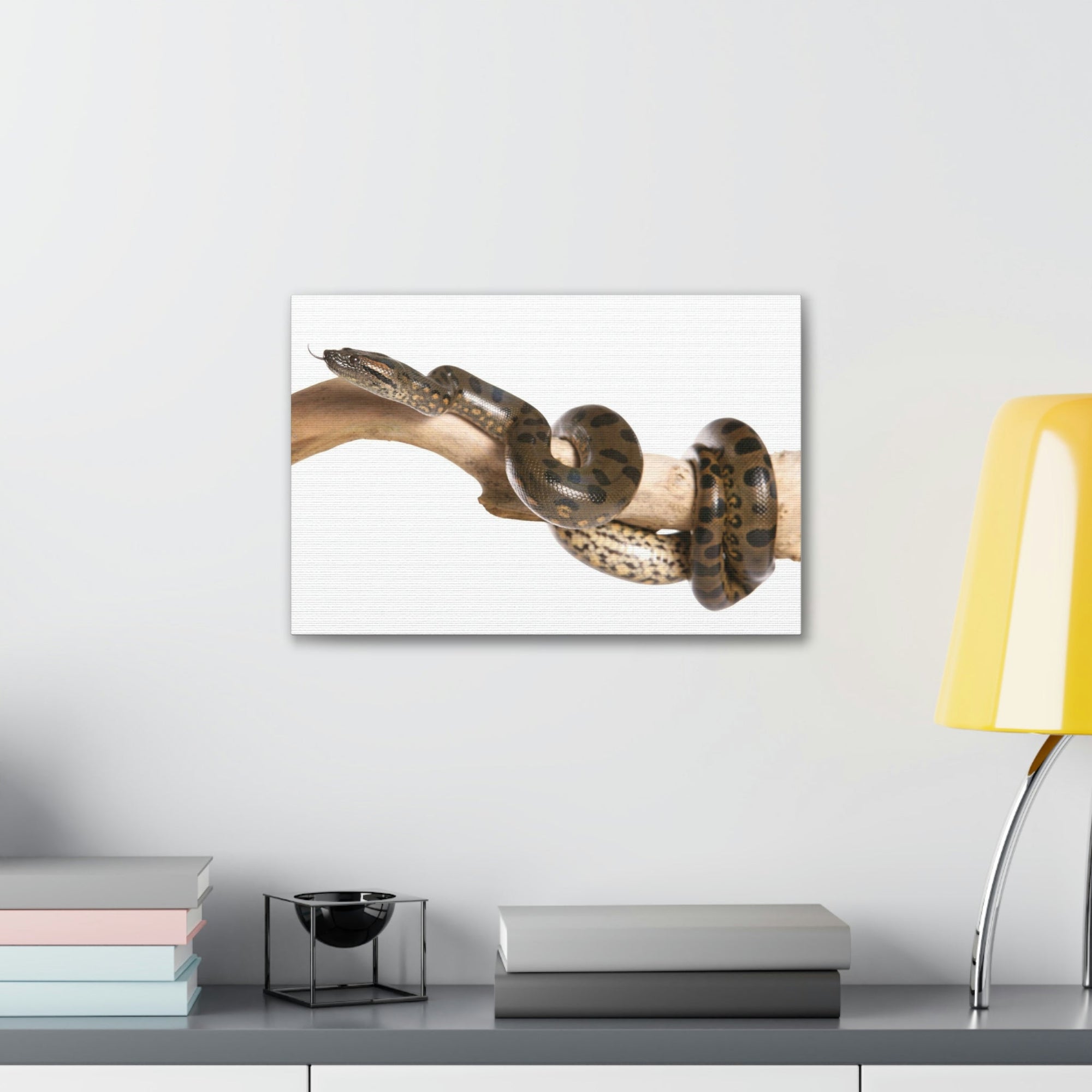 Scripture Walls Anaconda Hunting Anaconda on Hunt Print Animal Wall Art Wildlife Canvas Prints Wall Art Ready to Hang Unframed-Express Your Love Gifts