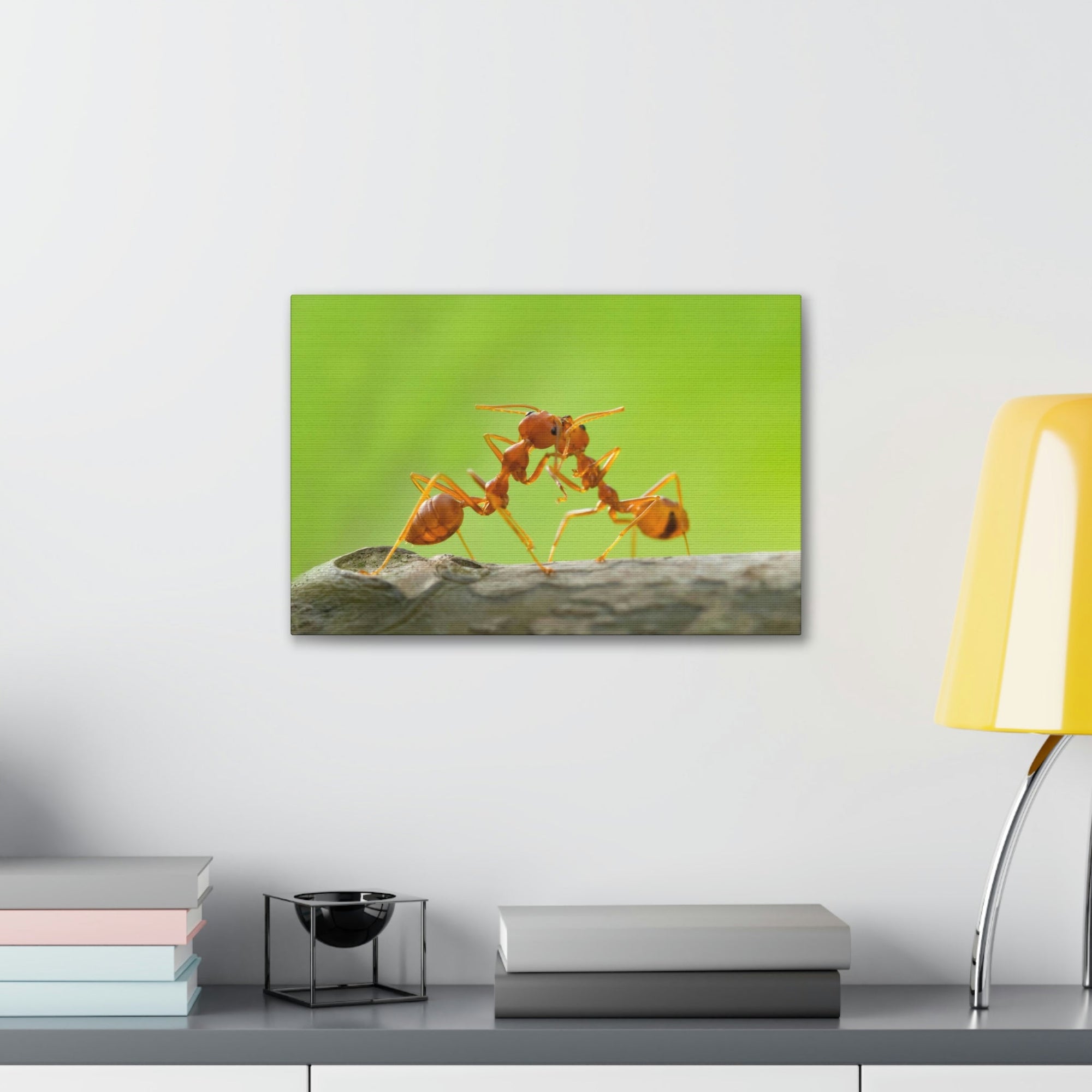 Scripture Walls Ant Couple Ant Troop Print Animal Wall Art Wildlife Canvas Prints Wall Art Ready to Hang Unframed-Express Your Love Gifts