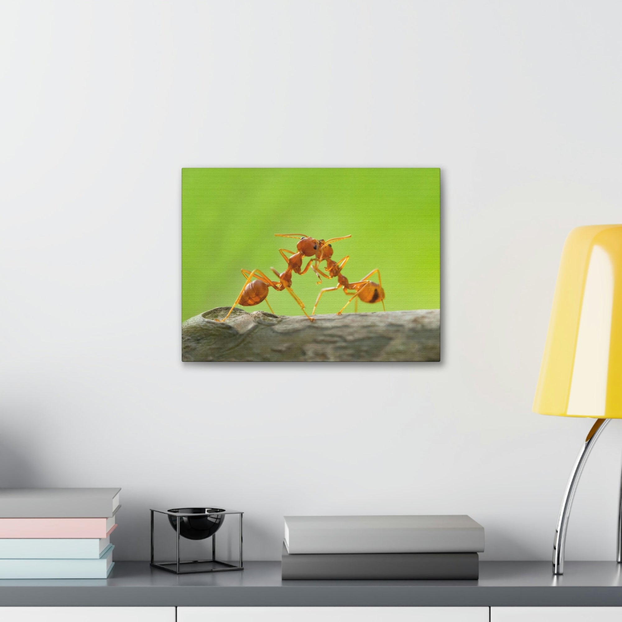 Scripture Walls Ant Couple Ant Troop Print Animal Wall Art Wildlife Canvas Prints Wall Art Ready to Hang Unframed-Express Your Love Gifts