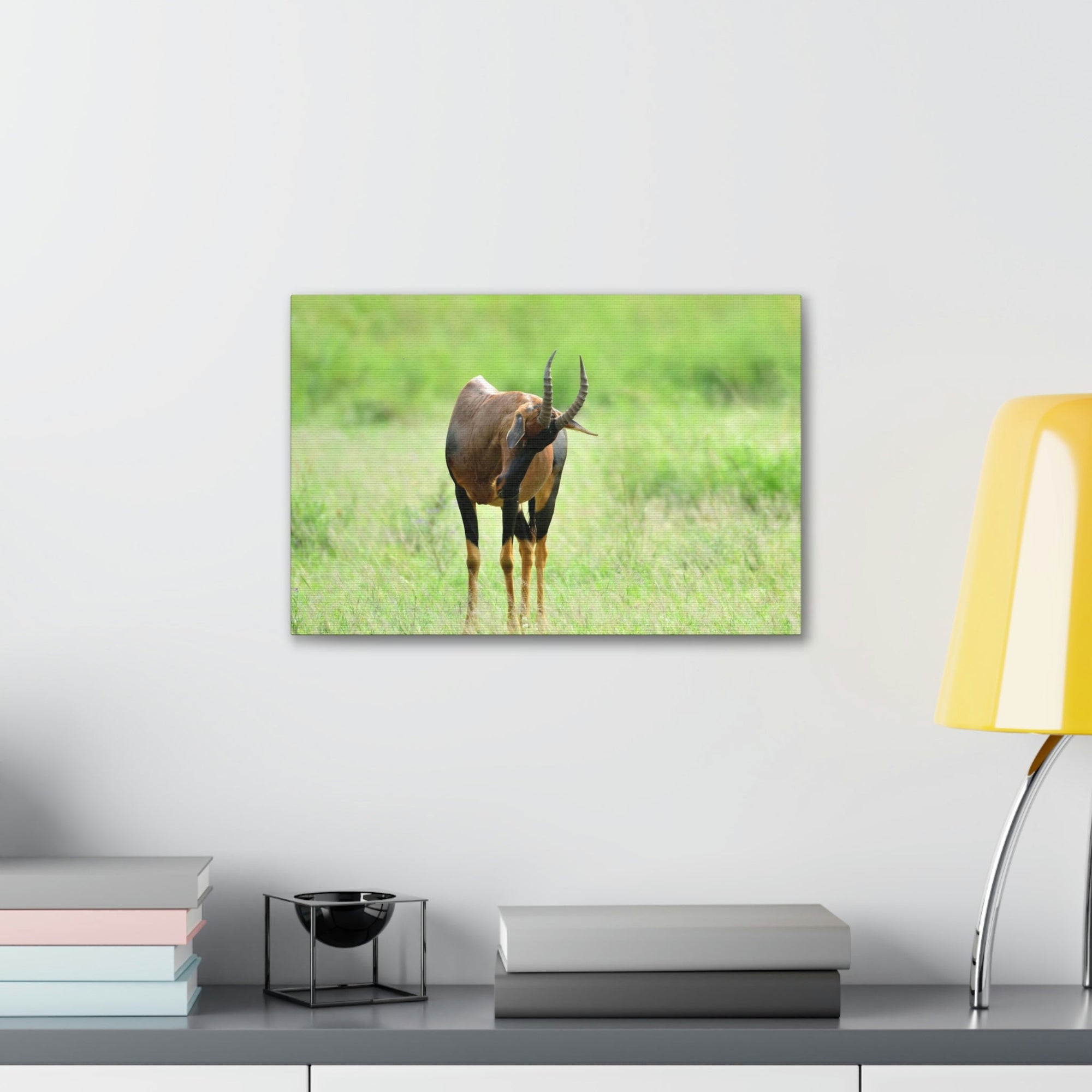 Scripture Walls Antelope Hunting Antelope on Hunt Print Animal Wall Art Wildlife Canvas Prints Wall Art Ready to Hang Unframed-Express Your Love Gifts