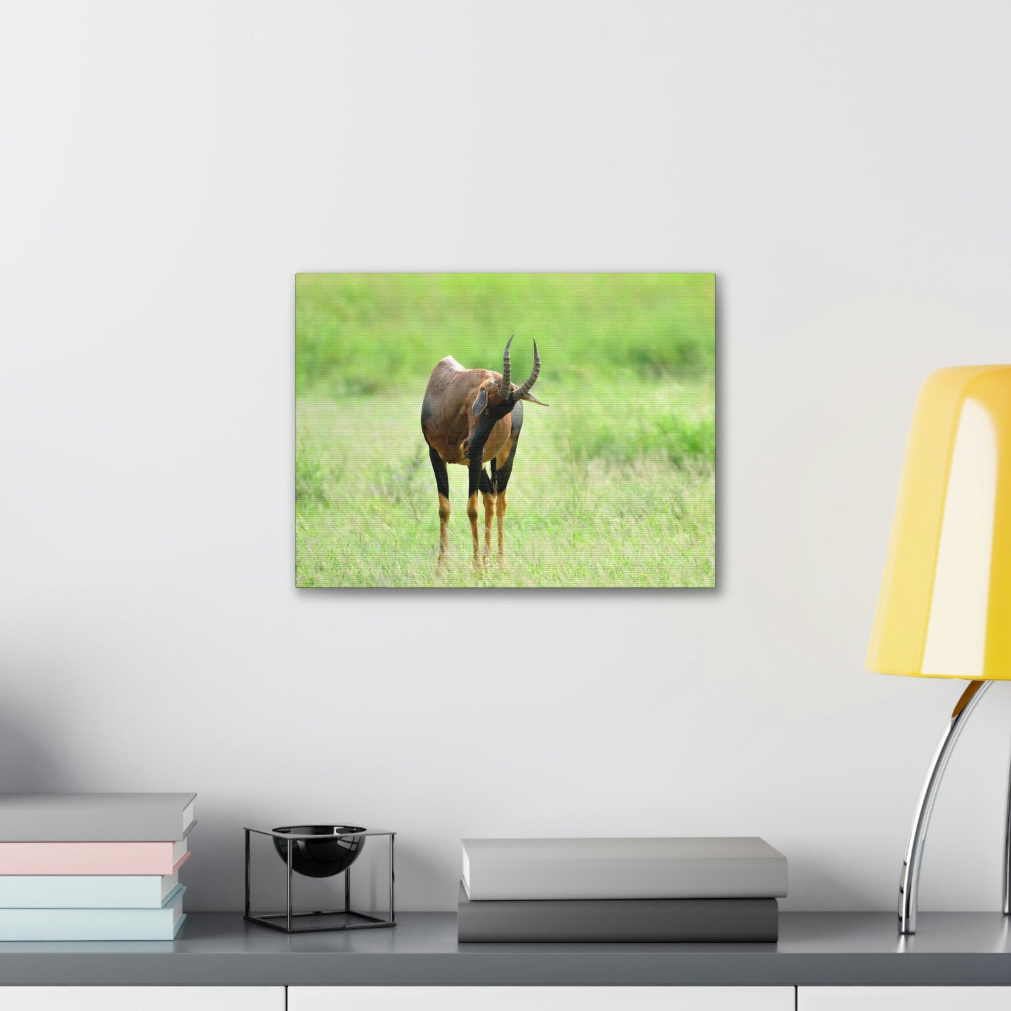 Scripture Walls Antelope Hunting Antelope on Hunt Print Animal Wall Art Wildlife Canvas Prints Wall Art Ready to Hang Unframed-Express Your Love Gifts