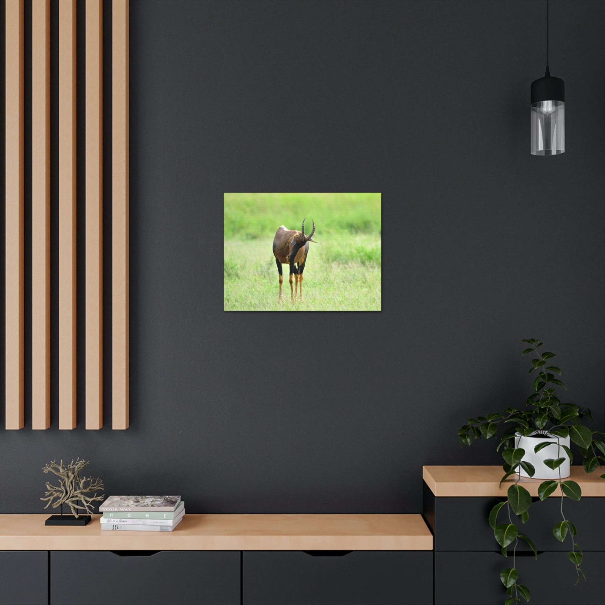 Scripture Walls Antelope Hunting Antelope on Hunt Print Animal Wall Art Wildlife Canvas Prints Wall Art Ready to Hang Unframed-Express Your Love Gifts