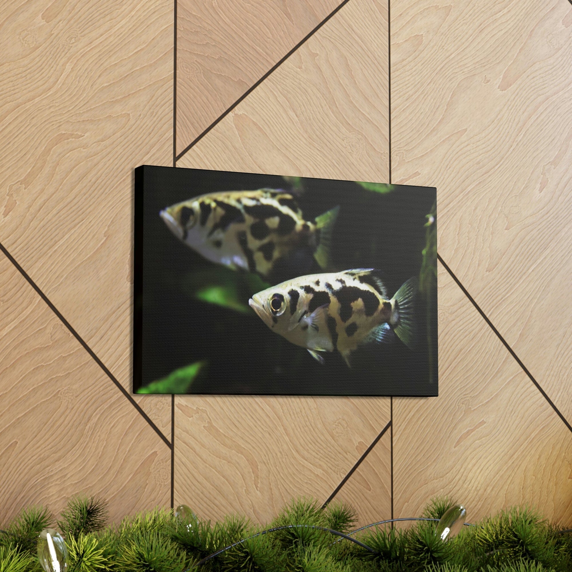 Scripture Walls Archer Fish Couple Archer Fish Troop Print Animal Wall Art Wildlife Canvas Prints Wall Art Ready to Hang Unframed-Express Your Love Gifts