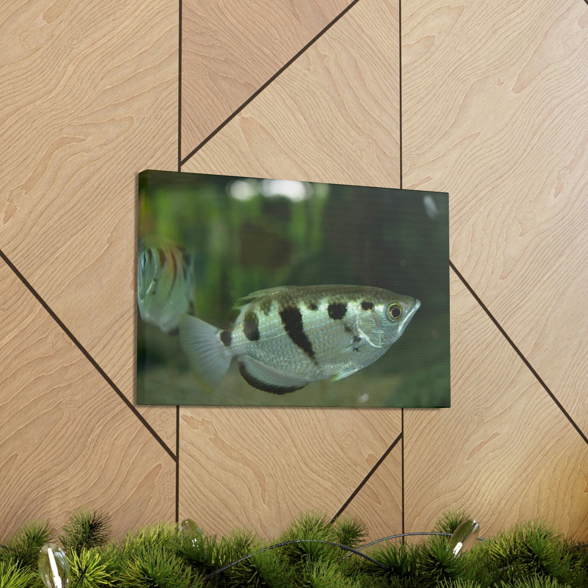 Scripture Walls Archer Fish Hunting Archer Fish on Hunt Print Animal Wall Art Wildlife Canvas Prints Wall Art Ready to Hang Unframed-Express Your Love Gifts