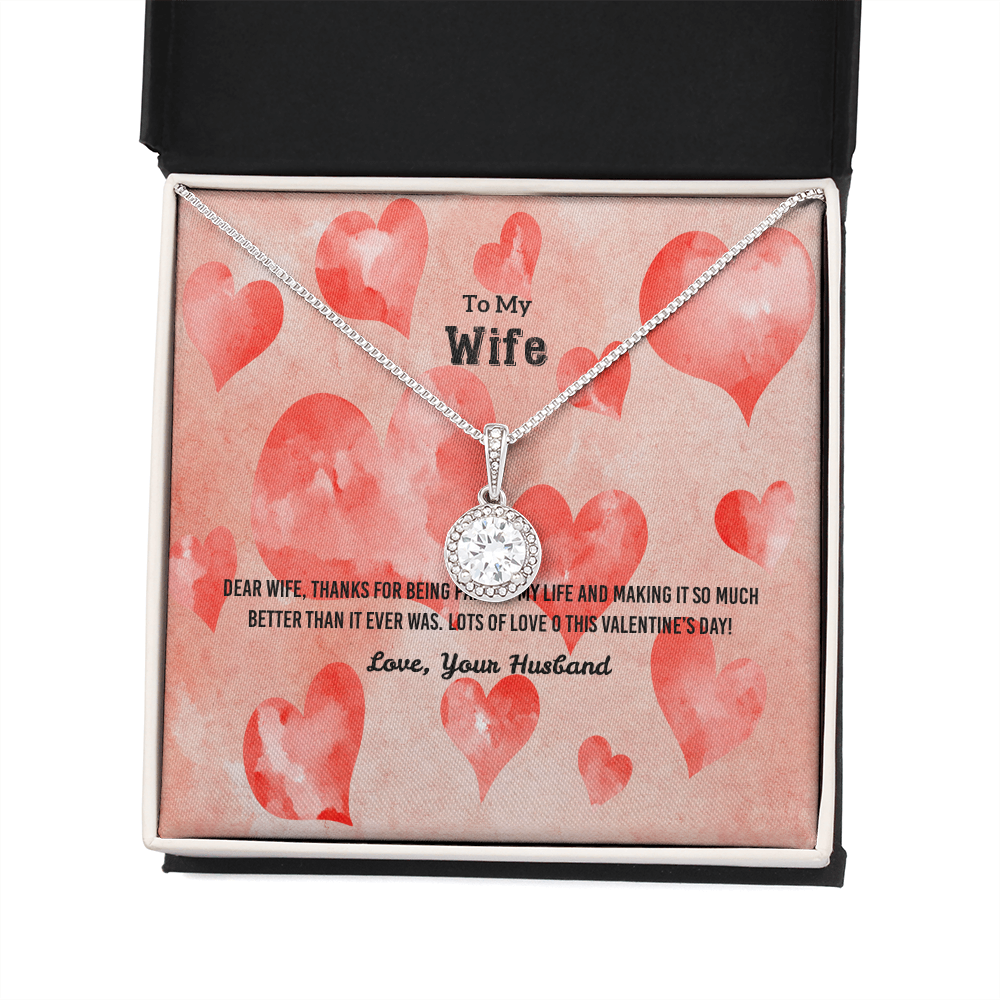 Wife Valentines Gift Part of My Life Eternal Union Necklace-Express Your Love Gifts