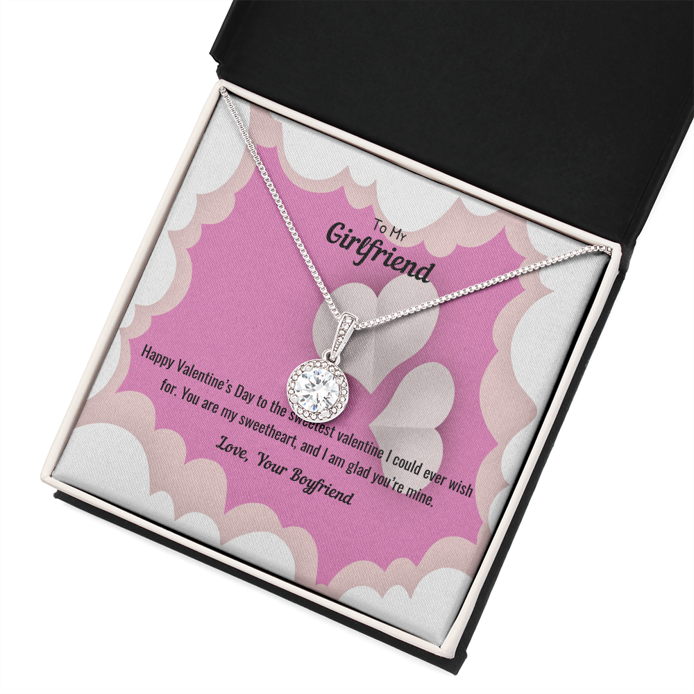 To My Girlfriend Valentines Gift Sweetest Valentine Eternal Union Necklace-Express Your Love Gifts
