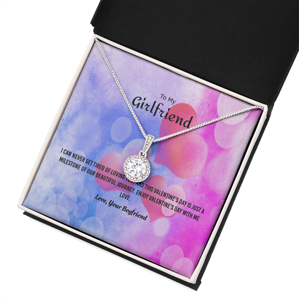 To My Girlfriend Valentines Gift Beautiful Journey Eternal Union Necklace-Express Your Love Gifts