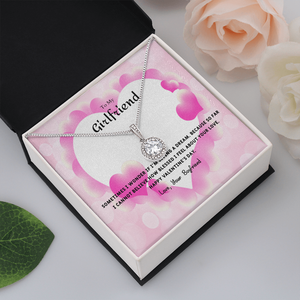 To My Girlfriend Valentines Gift I Wonder Eternal Union Necklace-Express Your Love Gifts