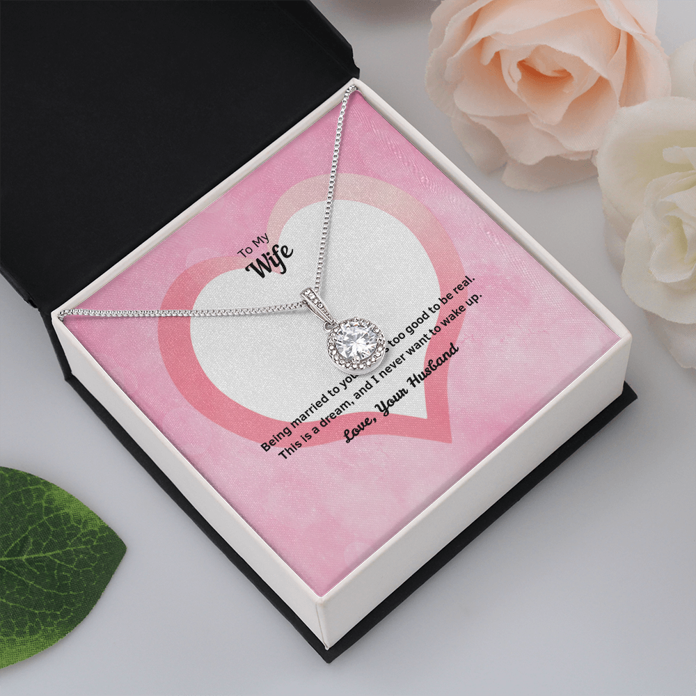 Wife Valentines Gift Too Good Eternal Union Necklace-Express Your Love Gifts