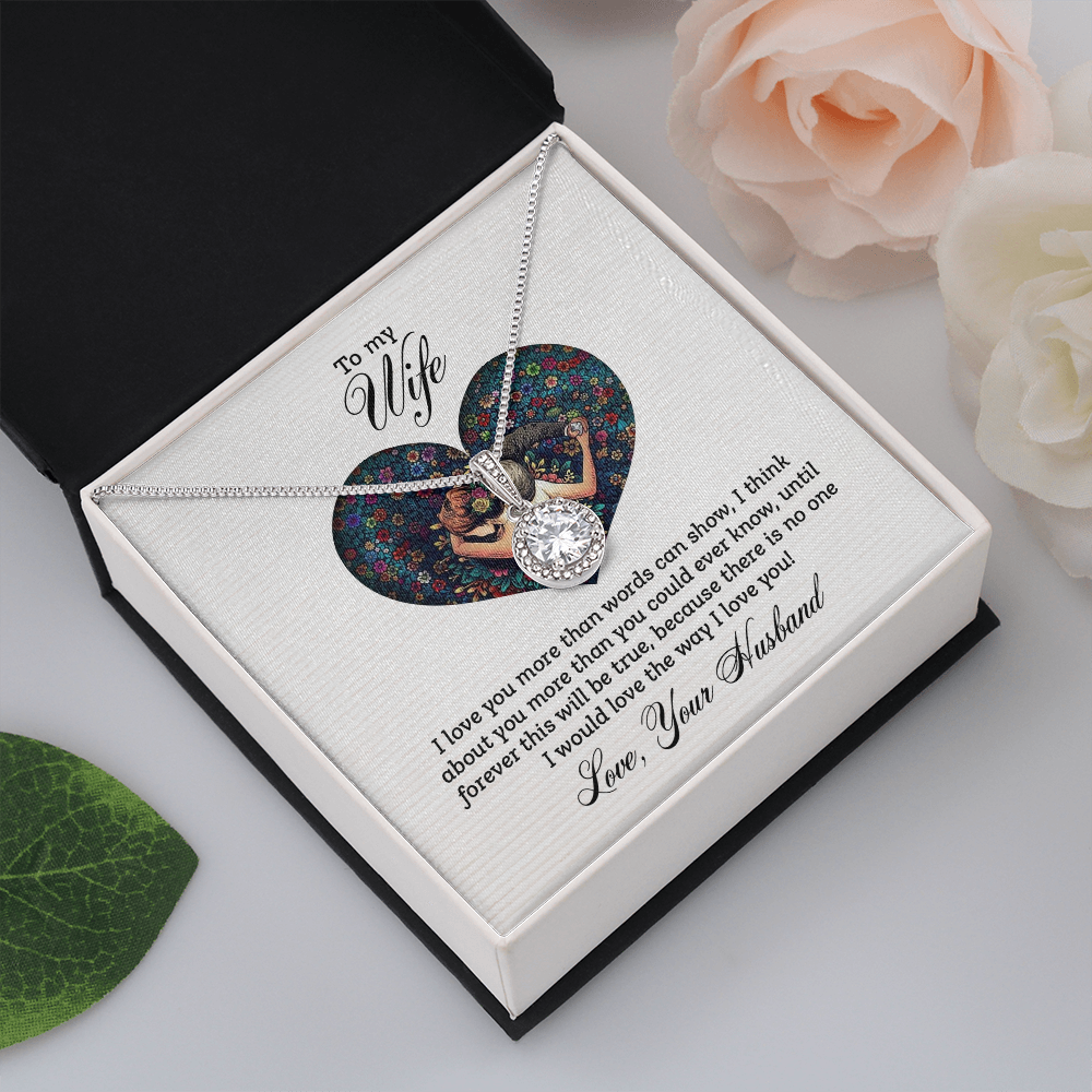 To My Wife I Love You More Than Eternal Union Necklace-Express Your Love Gifts