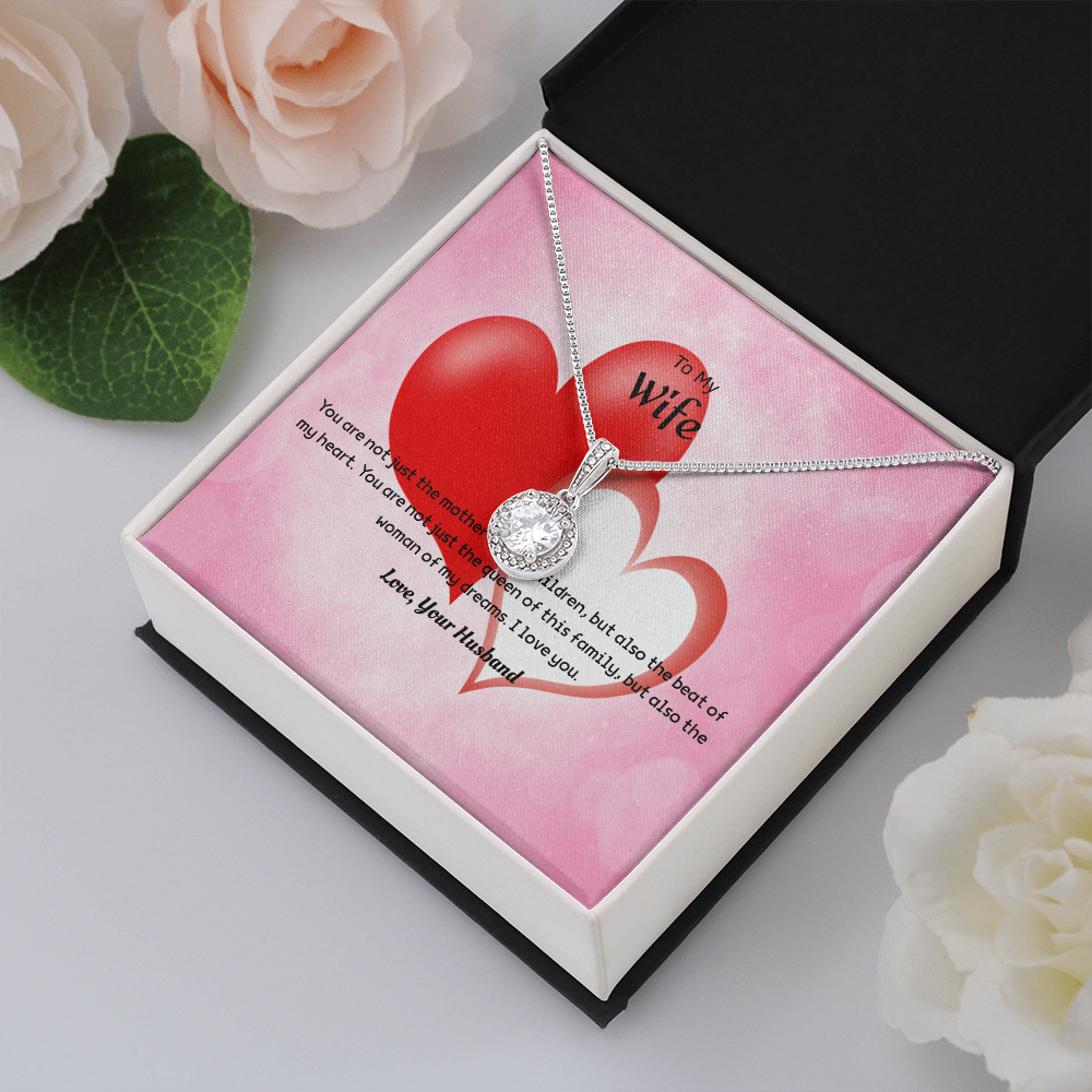 Wife Valentines Gift The Beat of My Heart Eternal Union Necklace-Express Your Love Gifts