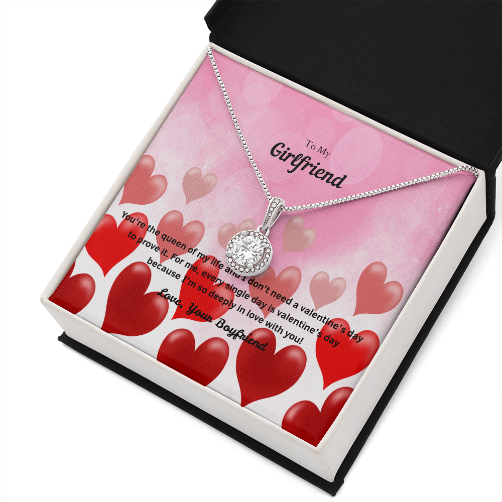 To My Girlfriend Valentines Gift Deeply in Love Eternal Union Necklace-Express Your Love Gifts
