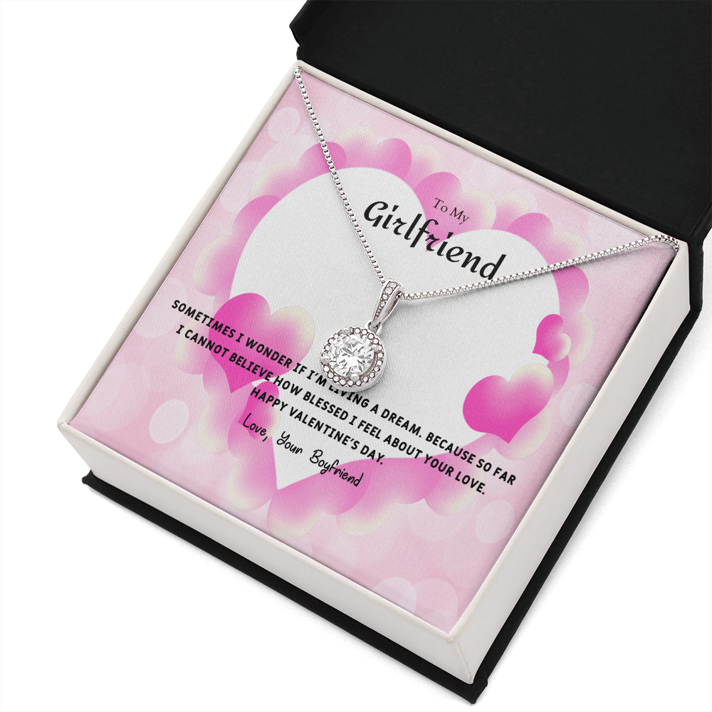 To My Girlfriend Valentines Gift I Wonder Eternal Union Necklace-Express Your Love Gifts