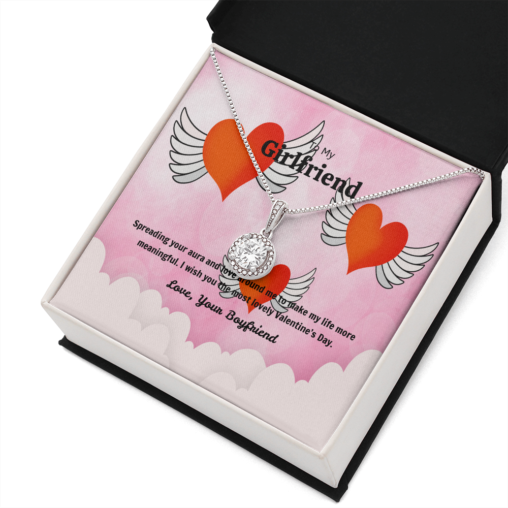 To My Girlfriend Valentines Gift Spreading Aura and Love Eternal Union Necklace-Express Your Love Gifts