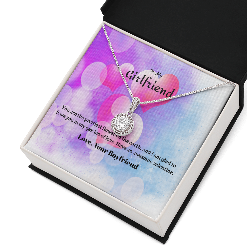 To My Girlfriend Valentines Gift Prettiest Flower Eternal Union Necklace-Express Your Love Gifts