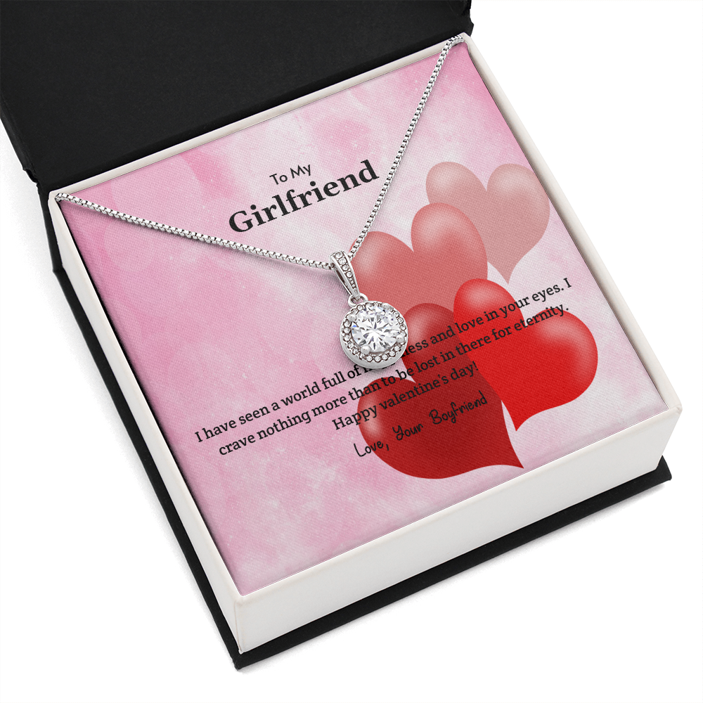 To My Girlfriend Valentines Gift Full of Happiness and Love Eternal Union Necklace-Express Your Love Gifts