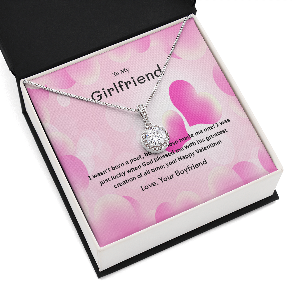 To My Girlfriend Valentines Gift Just Lucky Eternal Union Necklace-Express Your Love Gifts
