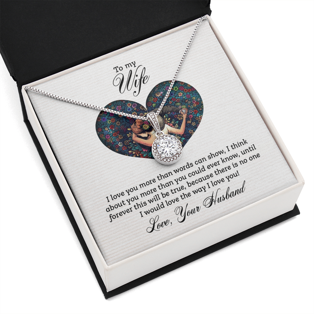 To My Wife I Love You More Than Eternal Union Necklace-Express Your Love Gifts