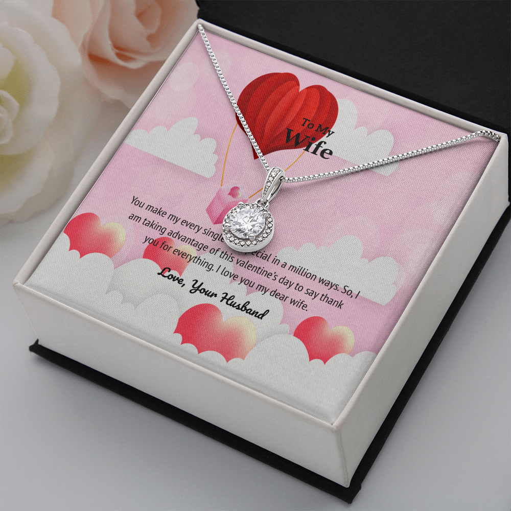 Wife Valentines Gift Special in a Million Ways Eternal Union Necklace-Express Your Love Gifts