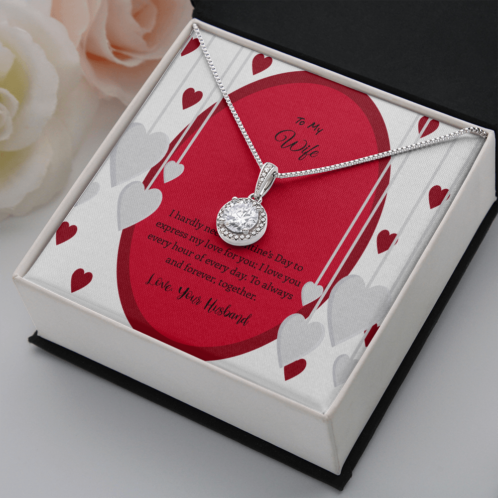 Wife Valentines Gift Forever Together Eternal Union Necklace-Express Your Love Gifts