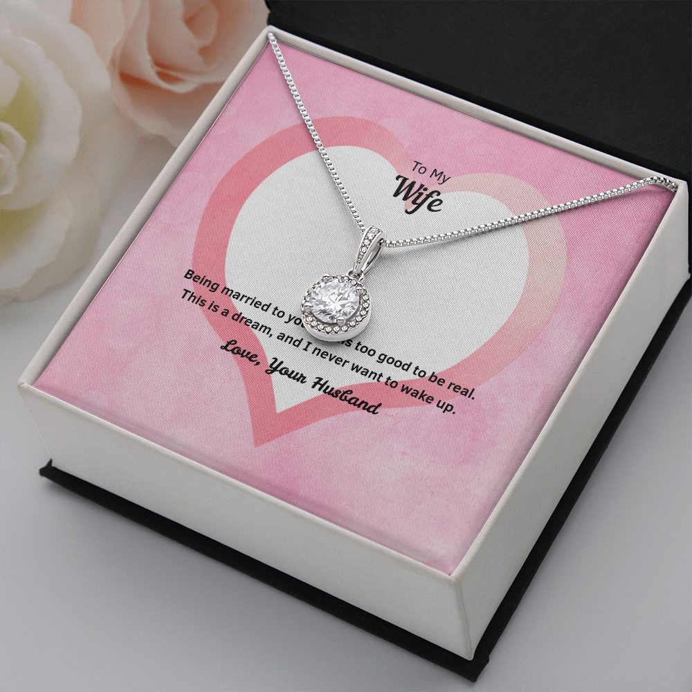 Wife Valentines Gift Too Good Eternal Union Necklace-Express Your Love Gifts