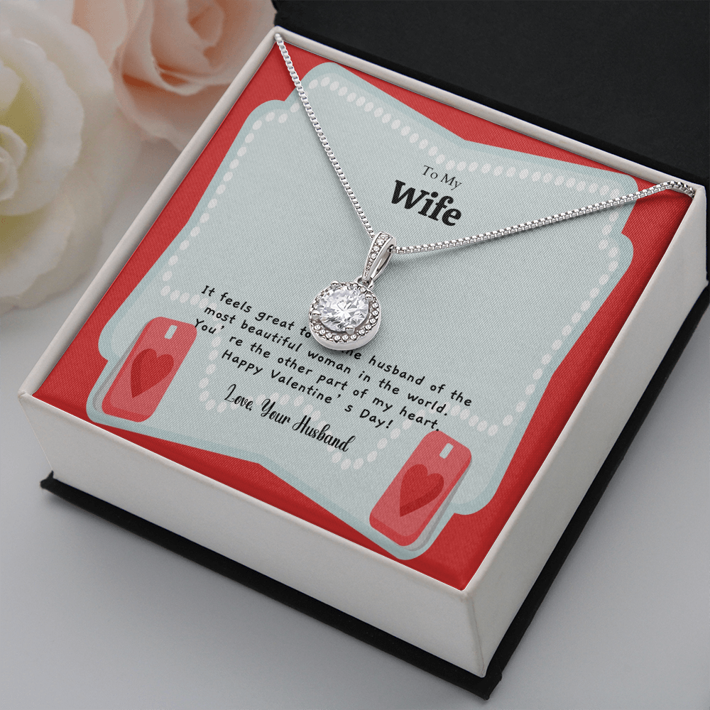 Wife Valentines Gift It Feels Great Eternal Union Necklace-Express Your Love Gifts