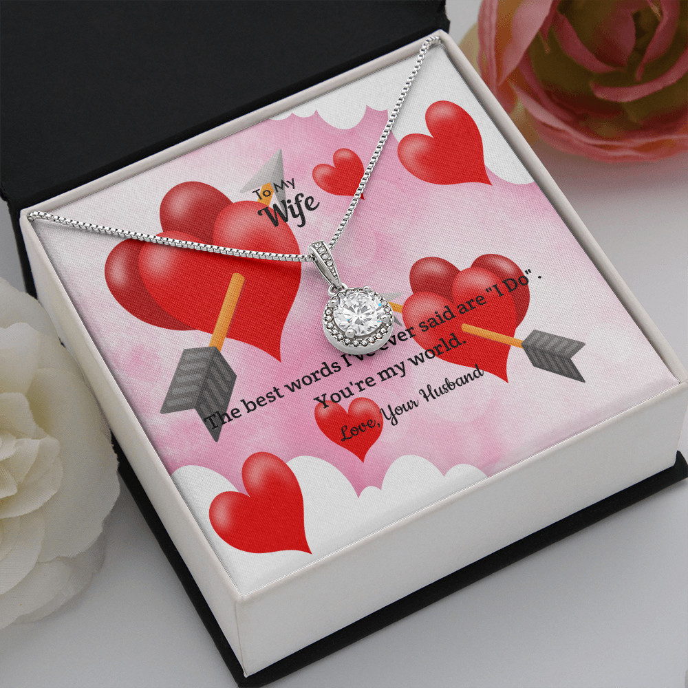 Wife Valentines Gift I Do Eternal Union Necklace-Express Your Love Gifts