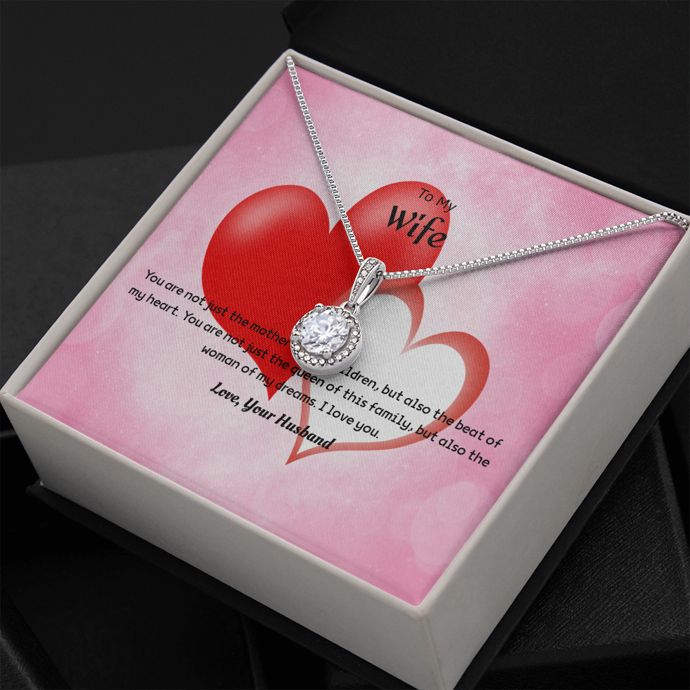 Wife Valentines Gift The Beat of My Heart Eternal Union Necklace-Express Your Love Gifts