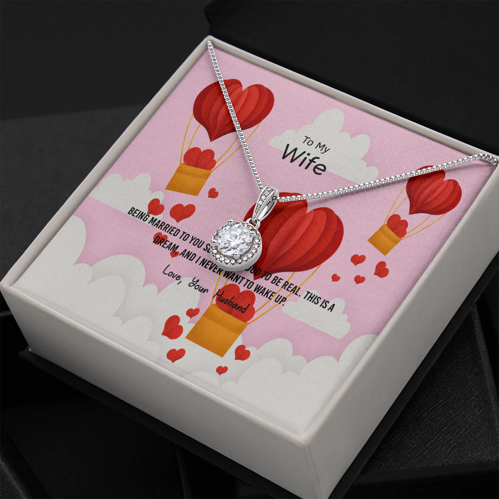 Wife Valentines Gift This is a Dream Eternal Union Necklace-Express Your Love Gifts