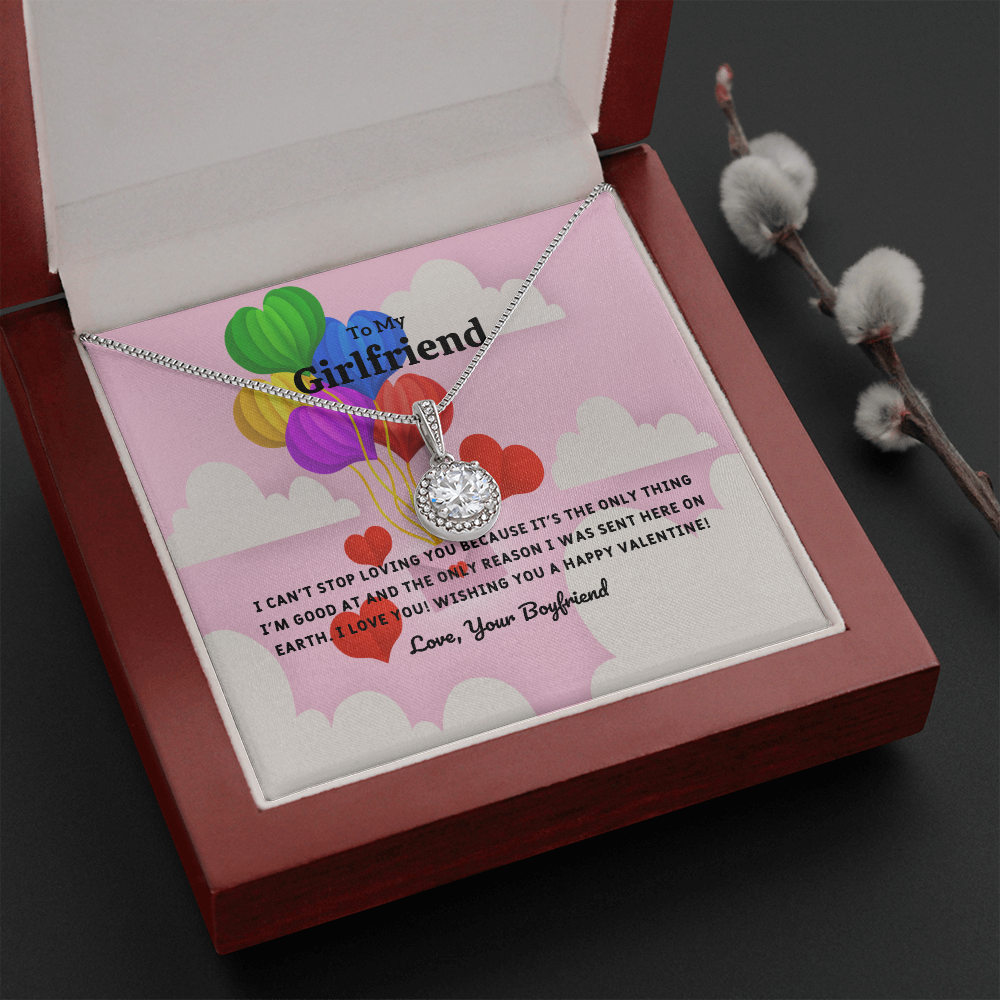 To My Girlfriend Valentines Gift Can't Stop Loving You Eternal Union Necklace-Express Your Love Gifts