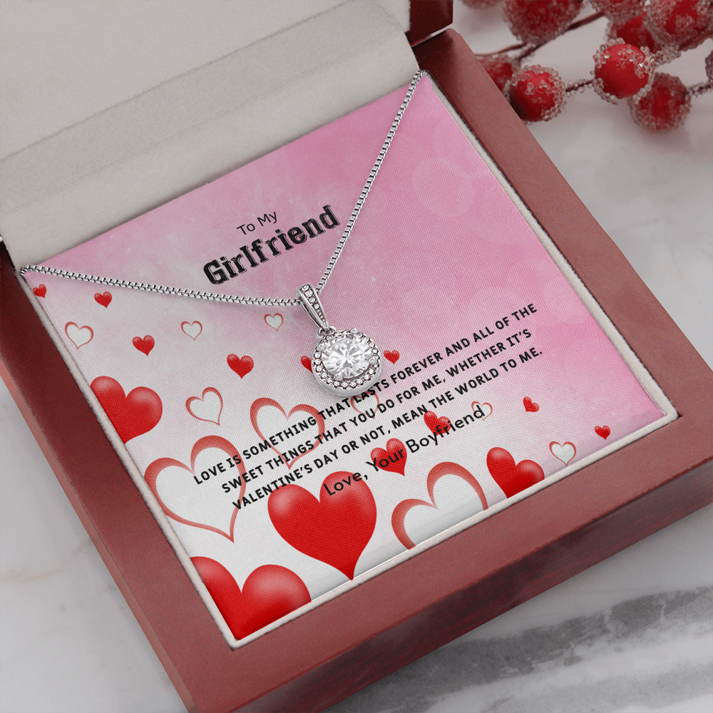 To My Girlfriend Valentines Gift Sweet Things Eternal Union Necklace-Express Your Love Gifts
