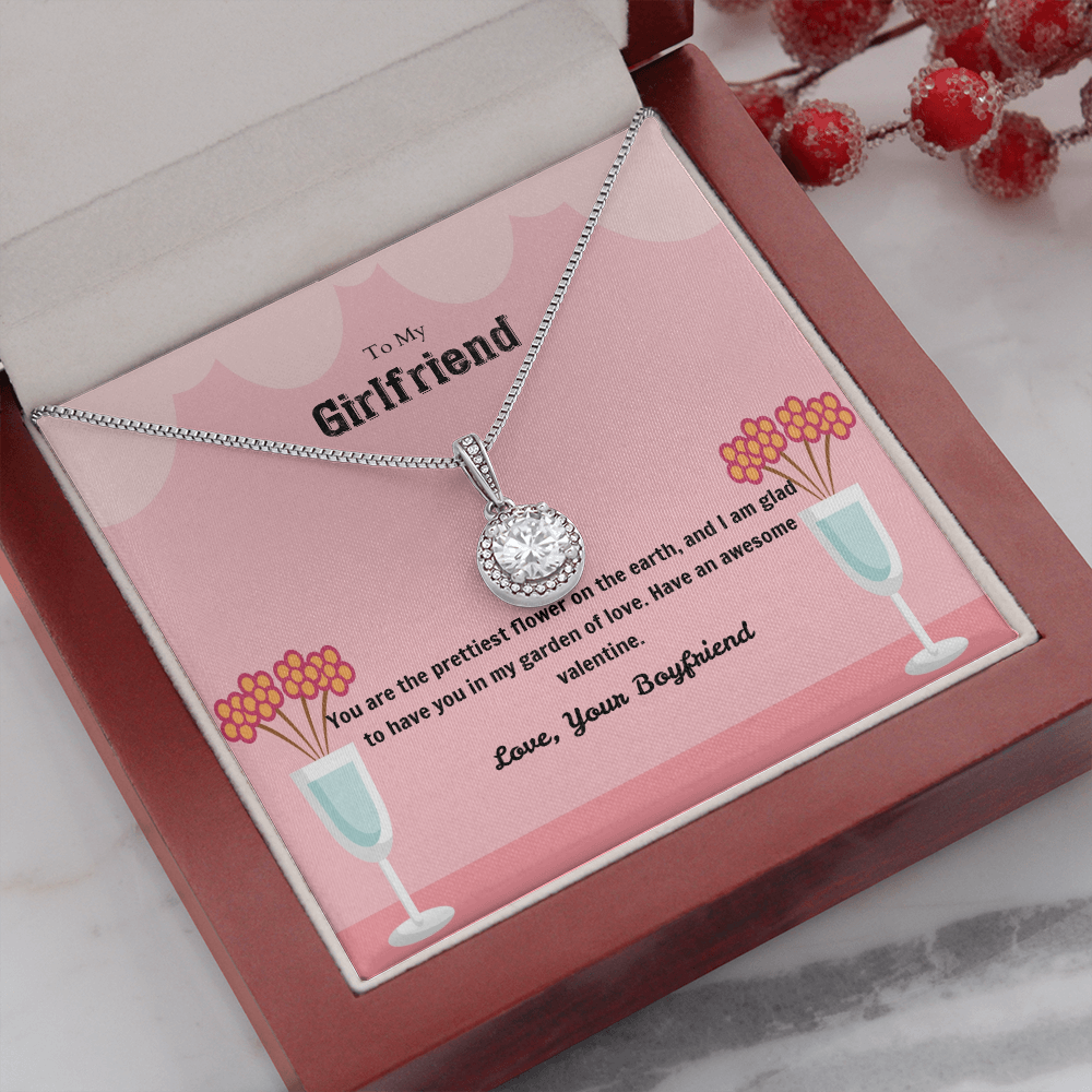 To My Girlfriend Valentines Gift Garden of Love Eternal Union Necklace-Express Your Love Gifts