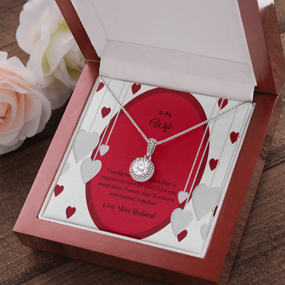 Wife Valentines Gift Forever Together Eternal Union Necklace-Express Your Love Gifts