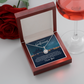 To My Beautiful Wife Always Remember How Much You Mean to Me Eternal Union Necklace-Express Your Love Gifts