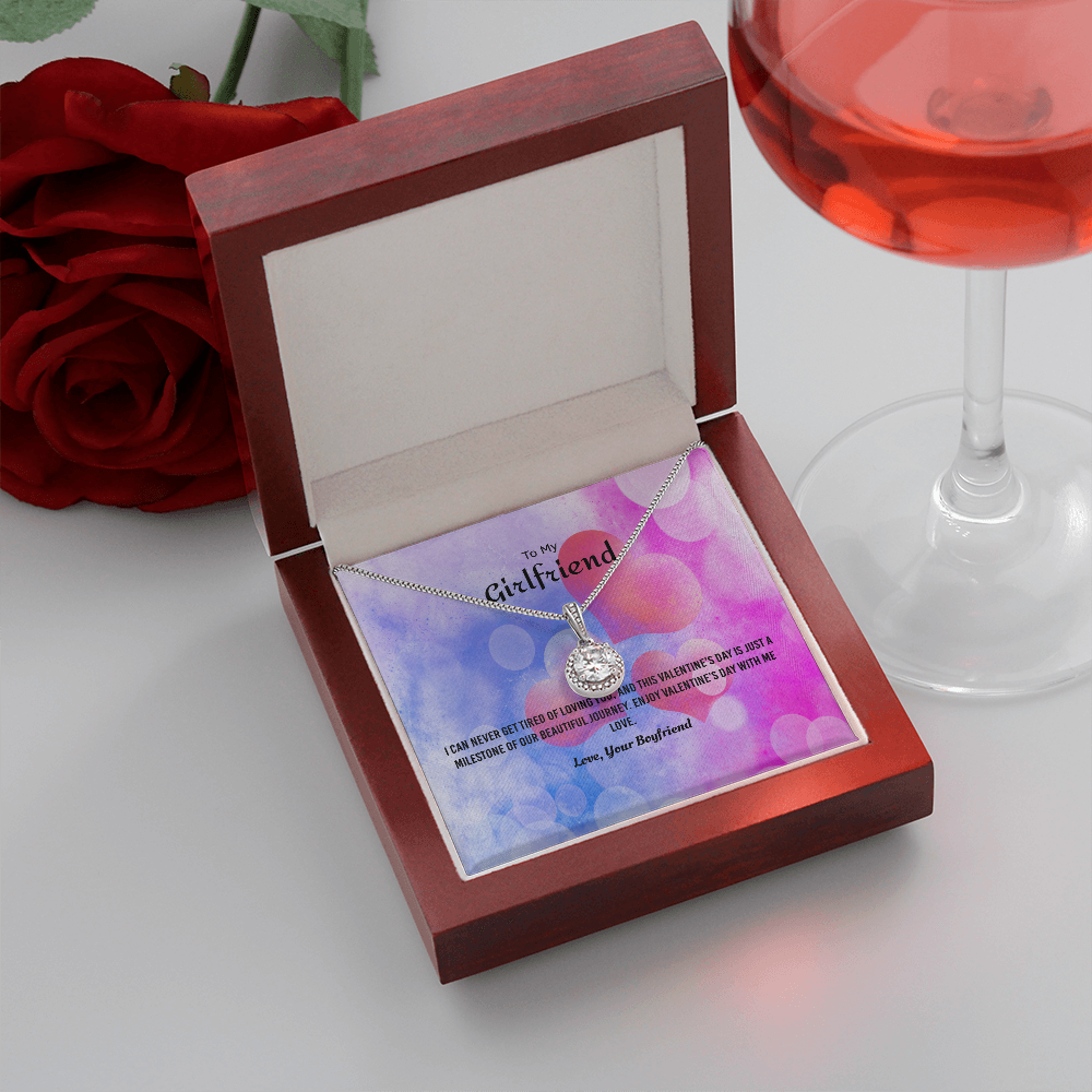 To My Girlfriend Valentines Gift Beautiful Journey Eternal Union Necklace-Express Your Love Gifts
