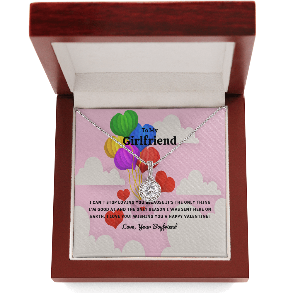 To My Girlfriend Valentines Gift Can't Stop Loving You Eternal Union Necklace-Express Your Love Gifts