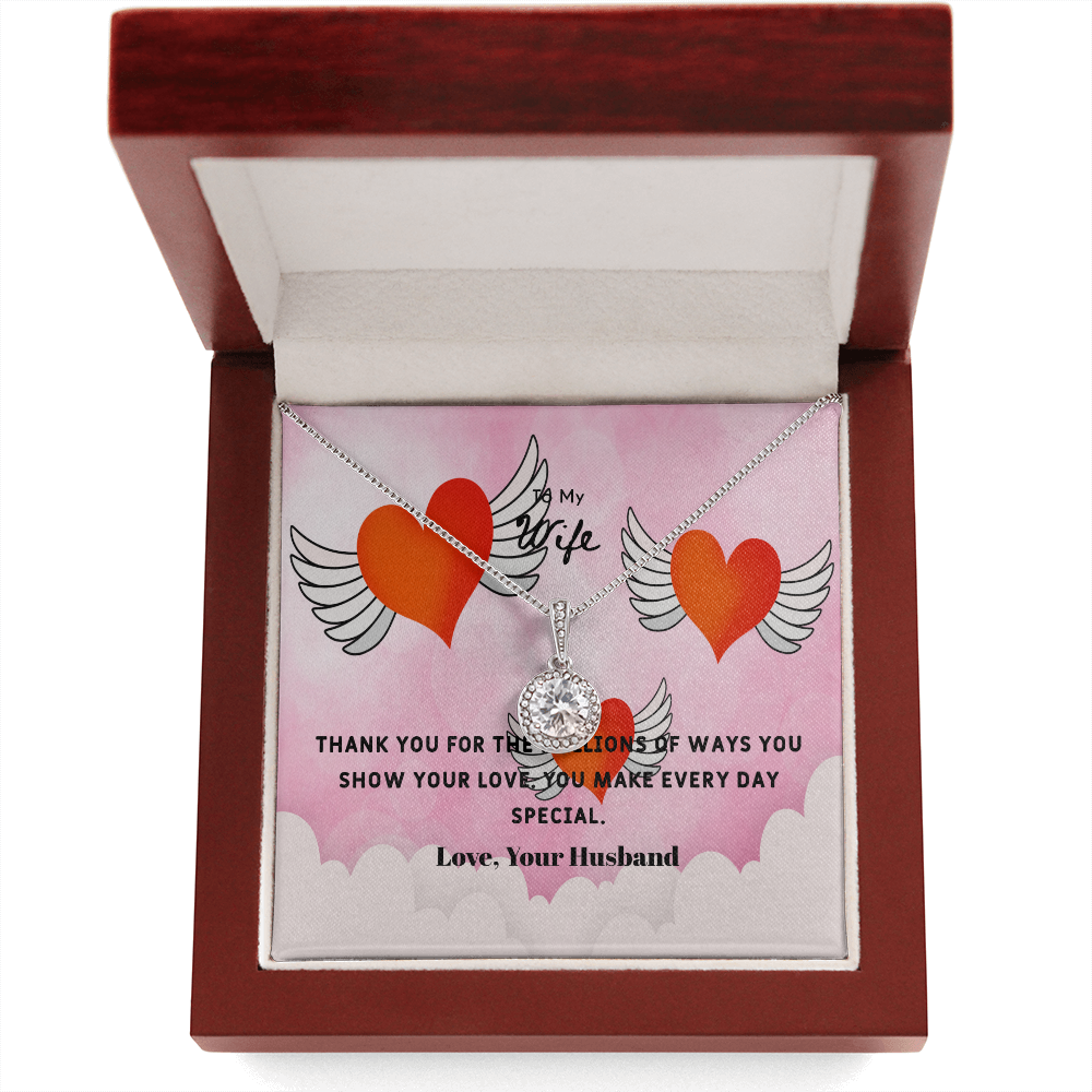 Wife Valentines Gift The Million Ways Eternal Union Necklace-Express Your Love Gifts