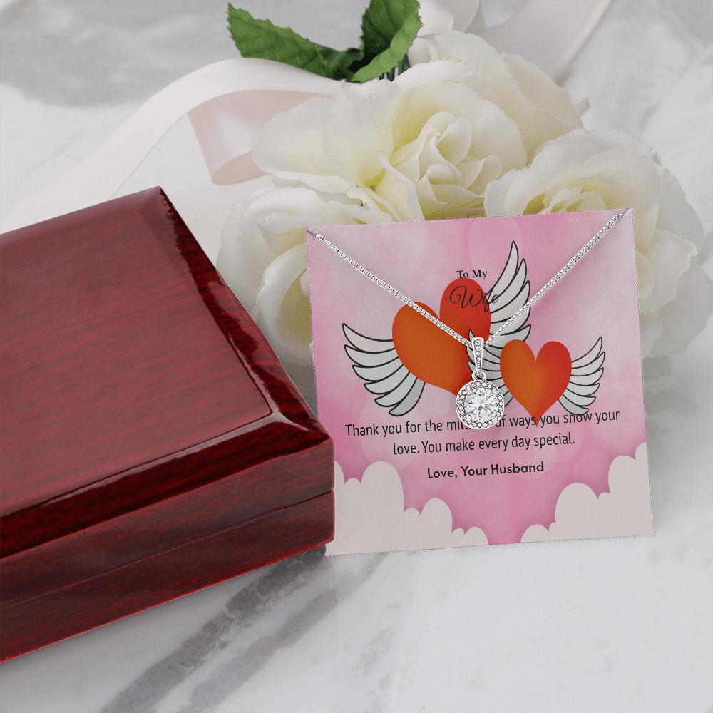 Wife Valentines Gift Every Day is Special Eternal Union Necklace-Express Your Love Gifts