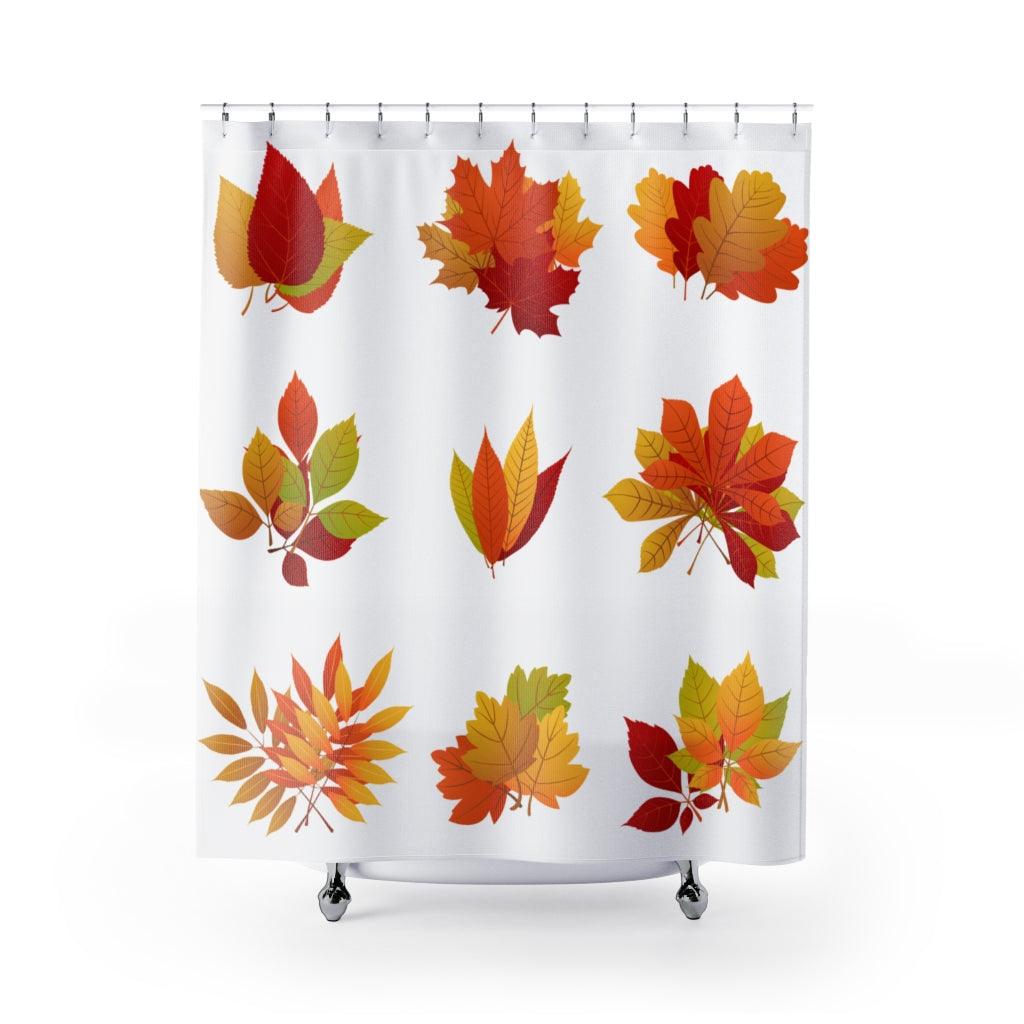 Autumn orange Yellow Stylish Design 71&quot; x 74&quot; Elegant Waterproof Shower Curtain for a Spa-like Bathroom Paradise Exceptional Craftsmanship-Express Your Love Gifts